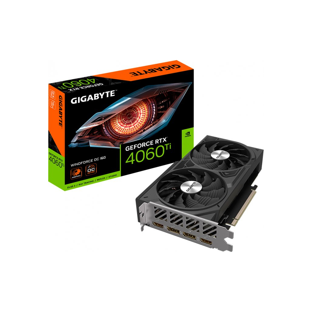 Відеокарта GIGABYTE GeForce RTX4060Ti 16Gb WINDFORCE OC (GV-N406TWF2OC-16GD) - зображення 2