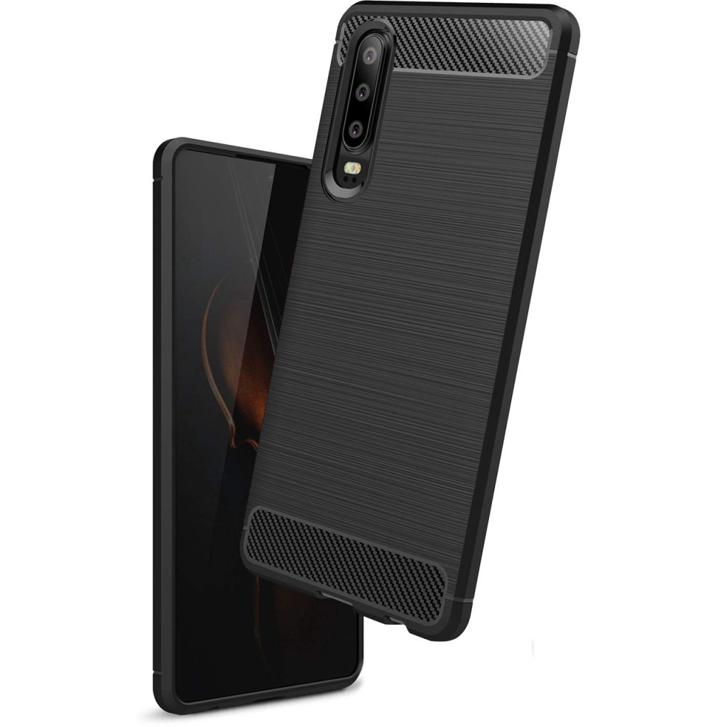 Чохол до мобільного телефона Laudtec для Huawei P30 Carbon Fiber (Black) (LT-P30B) - зображення 2