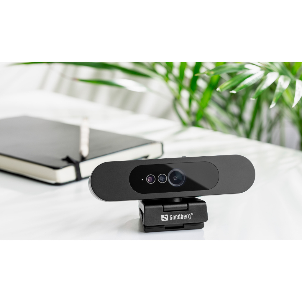 Веб-камера Sandberg Face-ID 2 HD 1080p Windows Hello USB-C/USB2.0 Black (134-40) - зображення 10