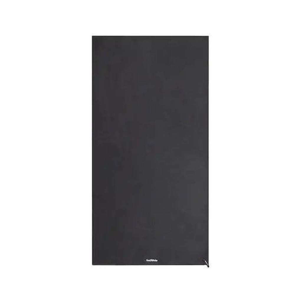 Туристичний рушник Naturehike Fitness NH20FS009 антибактеріальний 160 х 80 чорний (6927595749982) - зображення 1