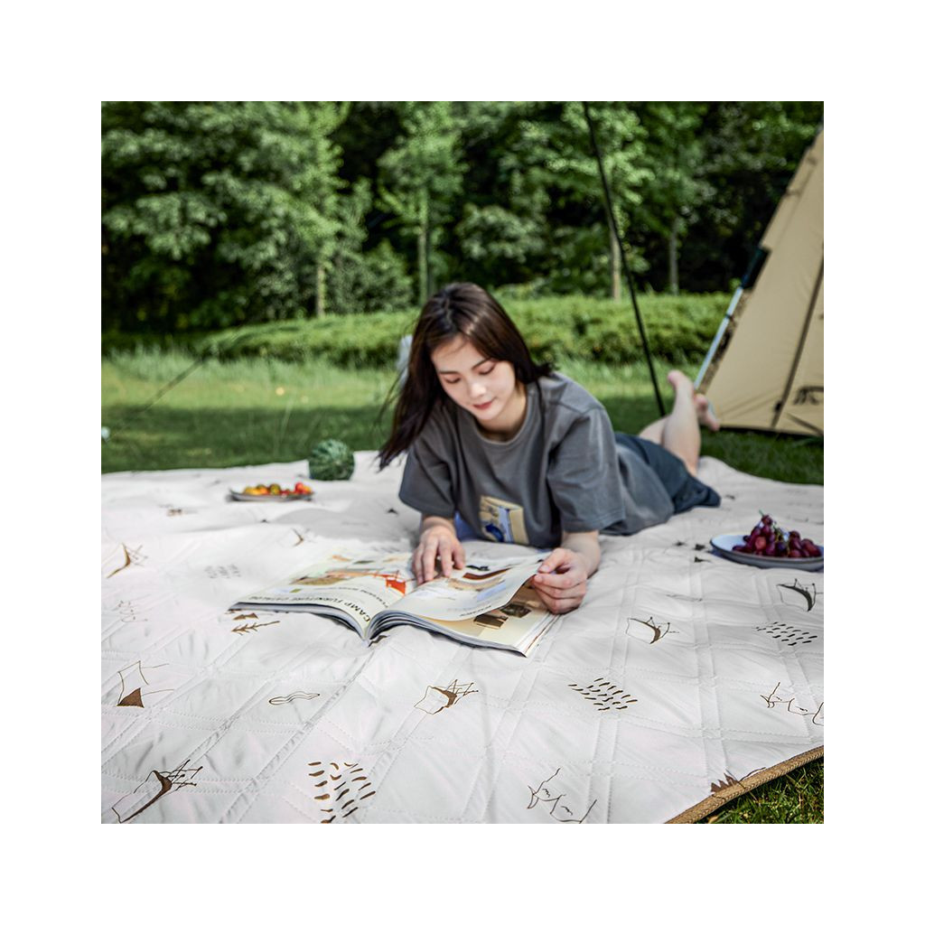 Туристичний килимок Naturehike CNK2300DZ019 180 х 200 см бежевий (6976023922930) - зображення 8