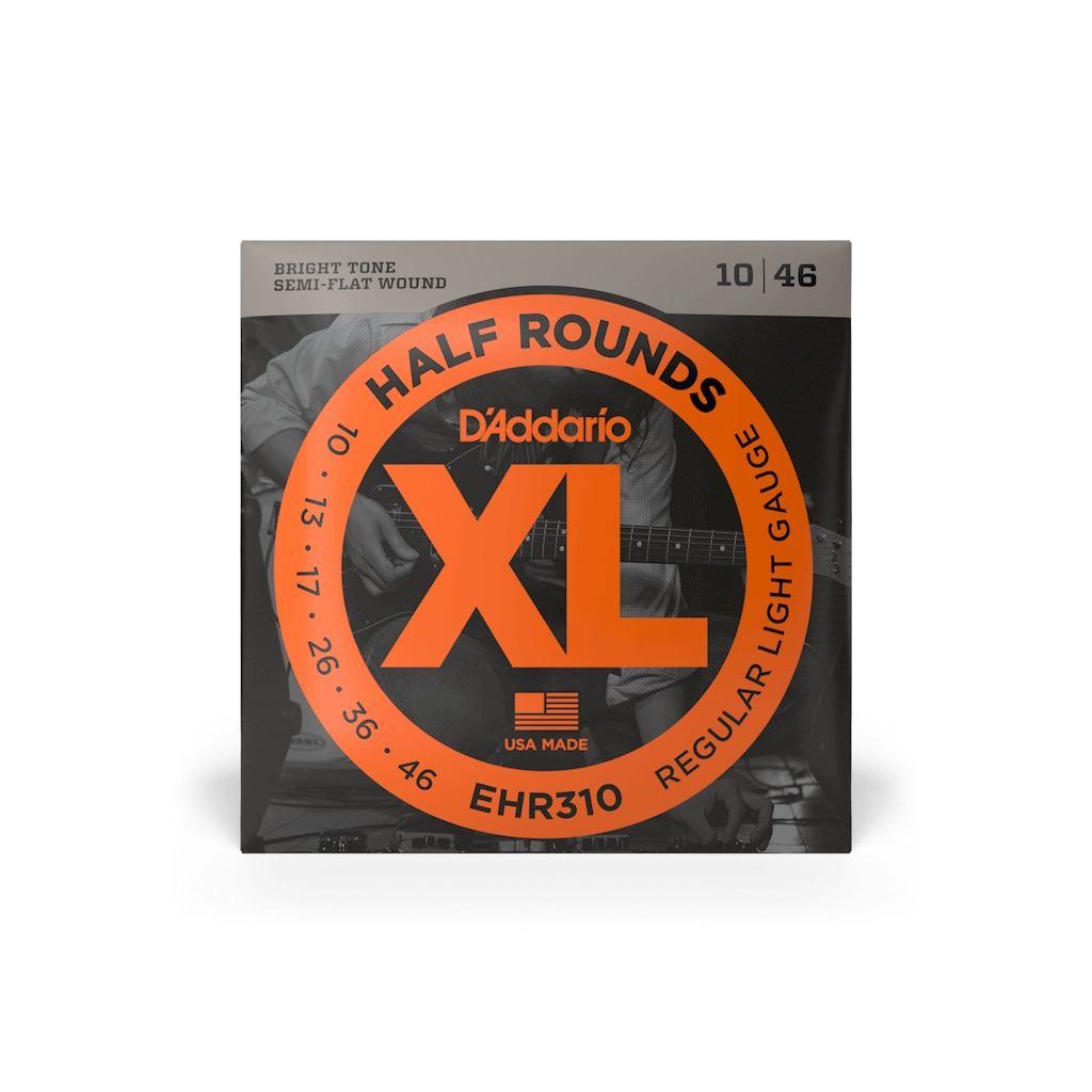 Струни для гітари D'Addario XL Half Rounds Regular Light (10-46) (EHR310) - зображення 1