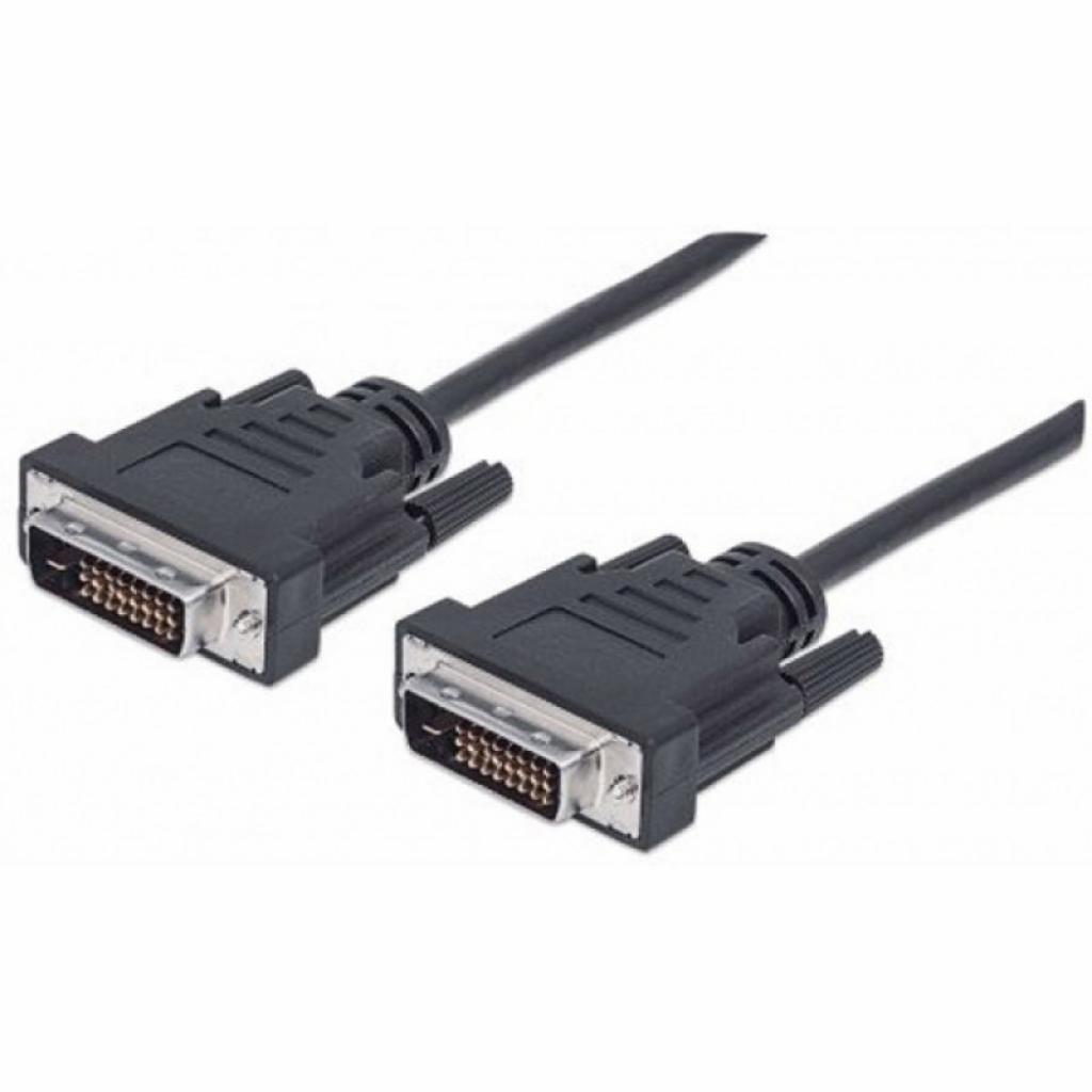 Кабель мультимедійний DVI to DVI 24+1pin, 1.8m Pro black REAL-EL (EL123500038) - зображення 1