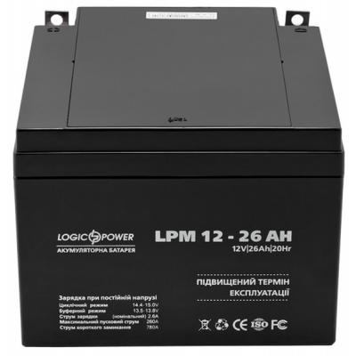 Батарея до ДБЖ LogicPower LPM 12В 26Ач (4134) - зображення 4