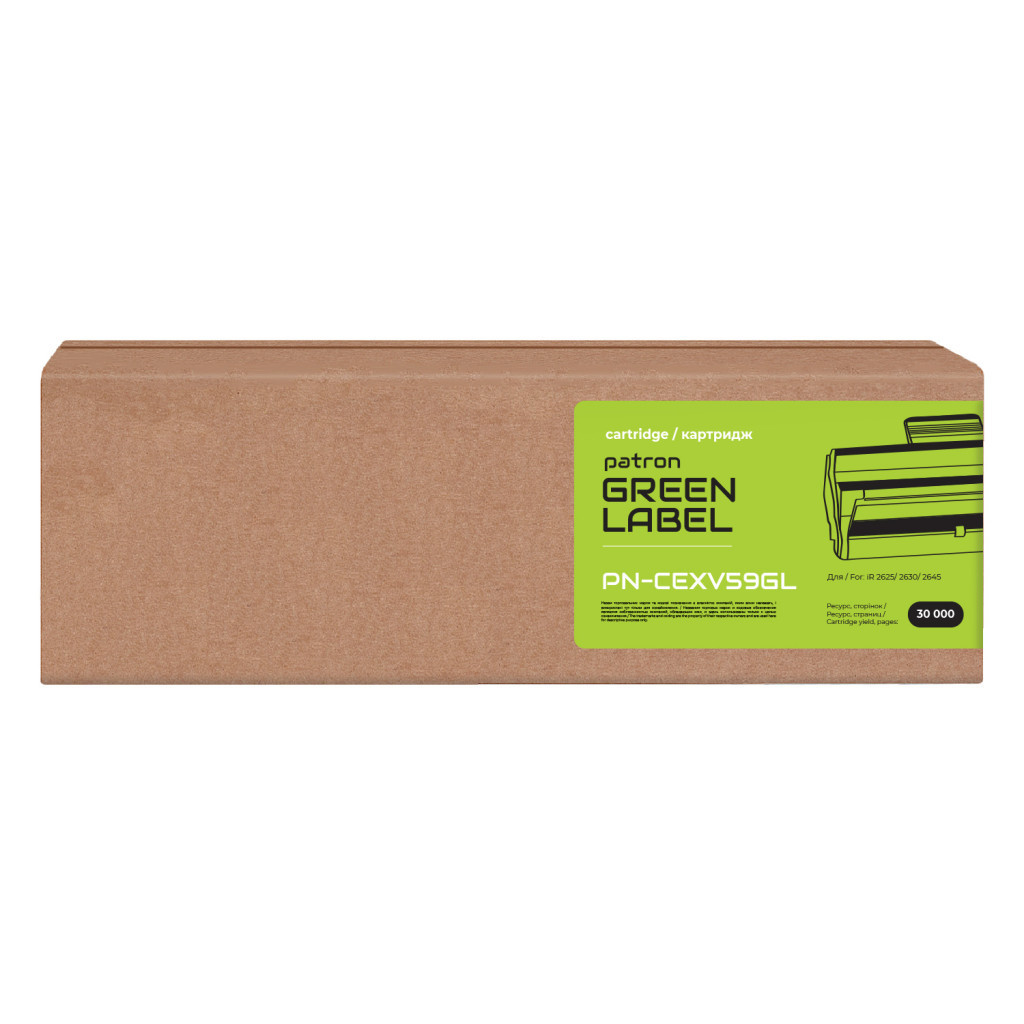 Тонер-картридж Patron Canon C-EXV59 Green Label (PN-CEXV59GL) - зображення 2