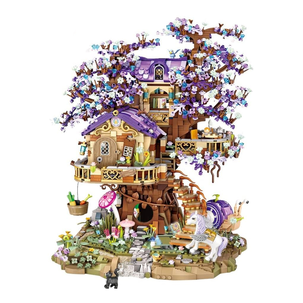 Конструктор LOZ mini Будиночок ельфа на дереві без фігурок (1065) - зображення 1