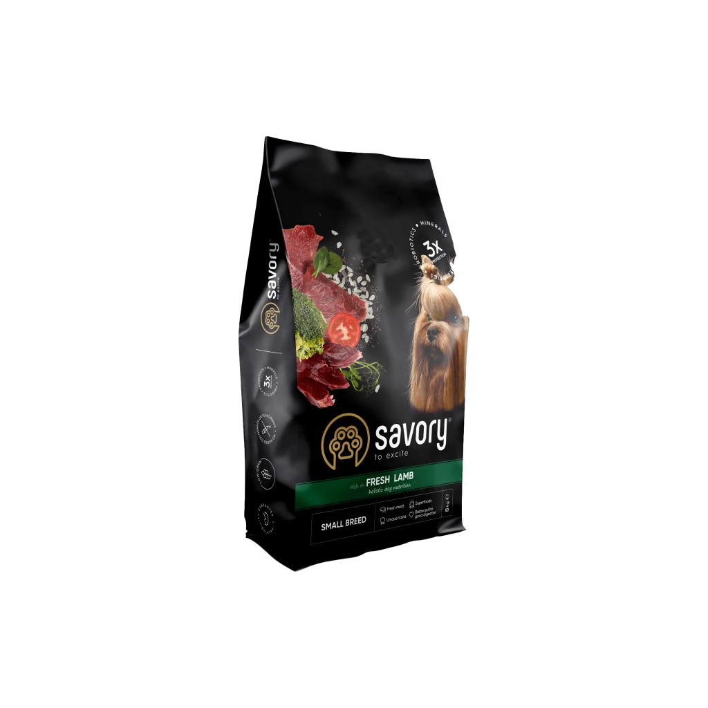 Сухий корм для собак Savory Small Breeds rich in Fresh Lamb 8 кг (4820232630334) - зображення 1