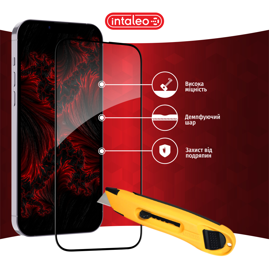 Скло захисне Intaleo Full Glue ESD Apple iPhone 14 (1283126542114) - зображення 5