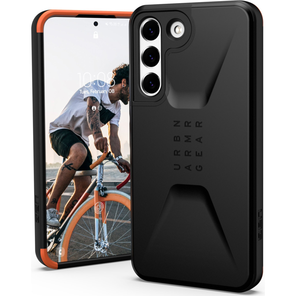 Чохол до мобільного телефона UAG Samsung Galaxy S22 Civilian, Black (21342D114040) - зображення 1