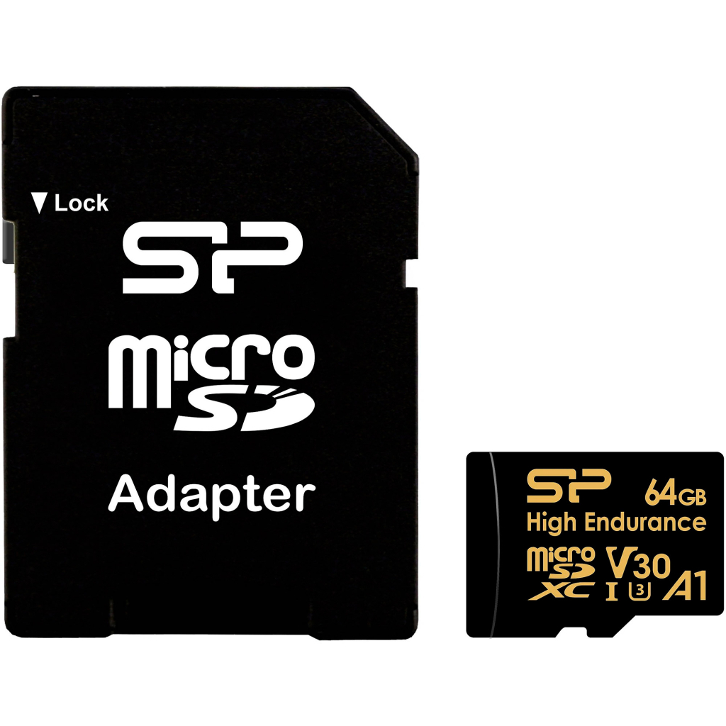 Карта пам'яті Silicon Power 64GB microSDXC class 10 UHS-I U3 V30 A1 High Endurance (SP064GBSTXDV3V1HSP) - зображення 2