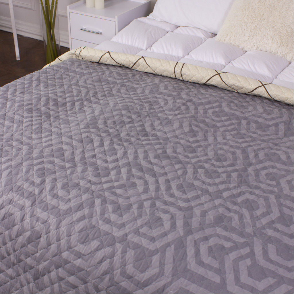 Покривало MirSon Color Fun Line №7028 Sun rays 220х240 (2200005377079) - изображение 2