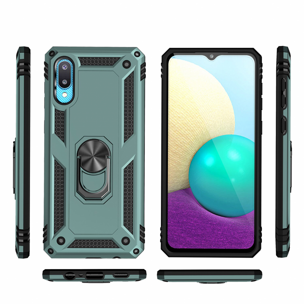 Чохол до мобільного телефона BeCover Military Samsung Galaxy A02 SM-A022 / M02 SM-M022 Dark Green (706641) - зображення 2