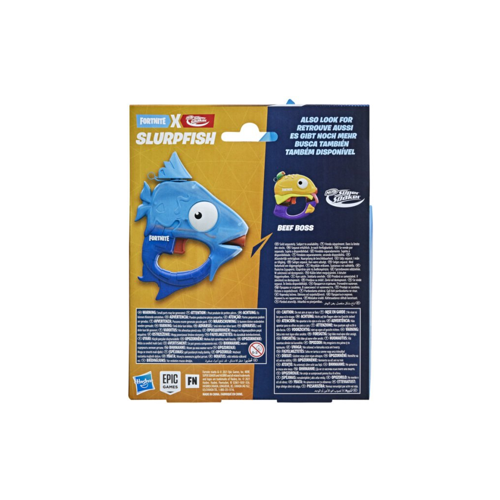 Іграшкова зброя Hasbro Nerf Super Soaker Fortnite Micro Slurpfish (E9803_F1953) - изображение 3