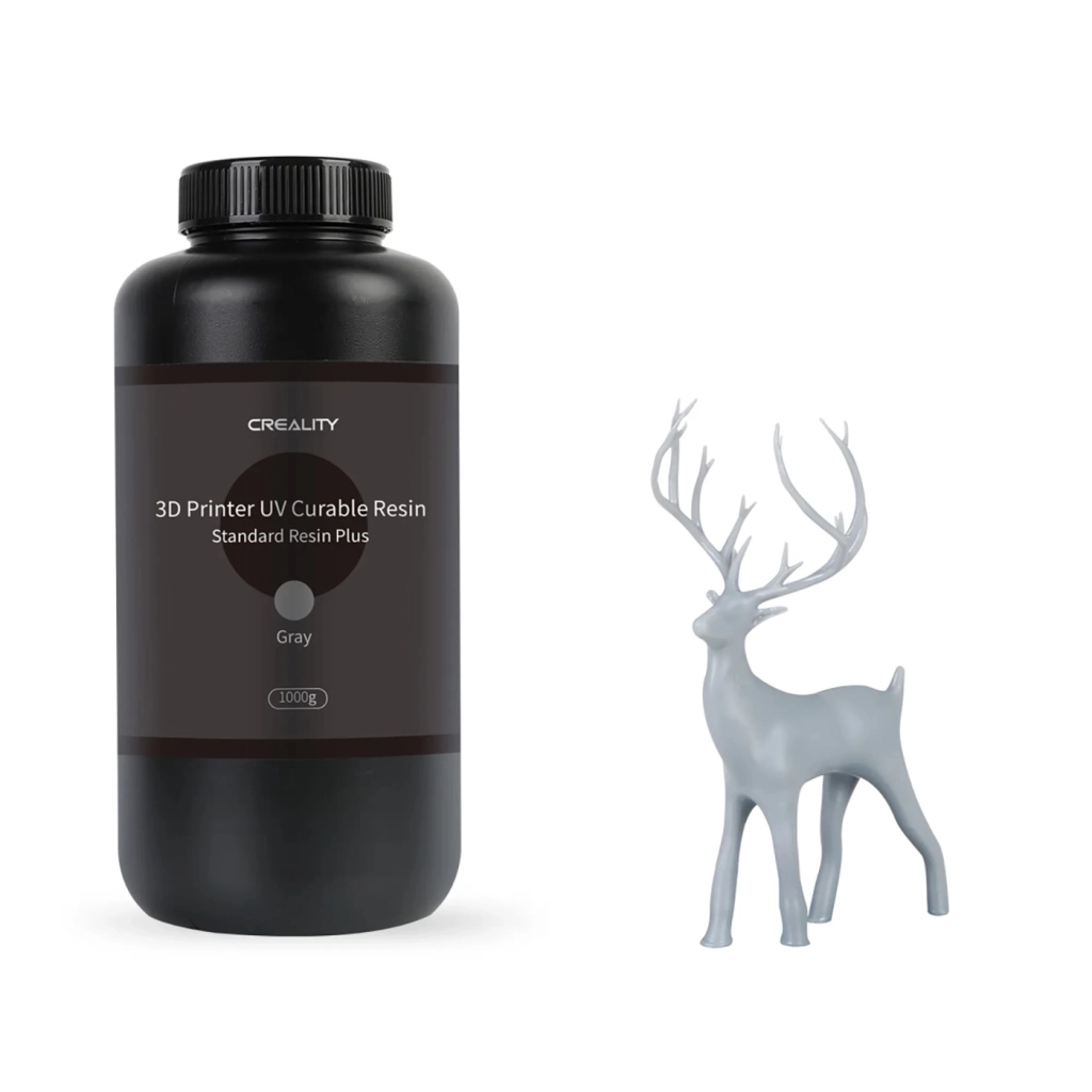 Фотополімерна смола Creality Resin, LCD Standard Plus 1кг, grey (3302020089) - зображення 1