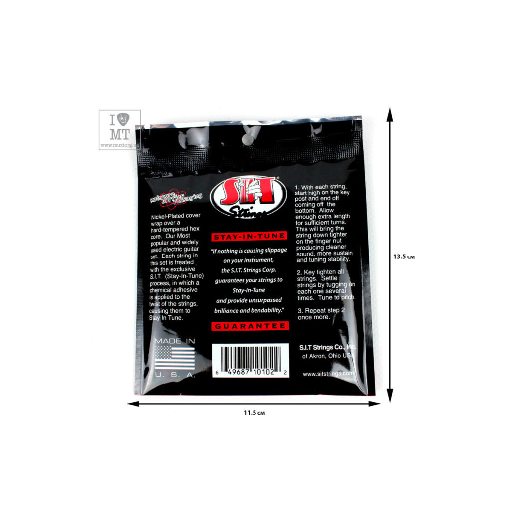Струни для гітари SIT Strings S942 (09-42) (226912) - зображення 2