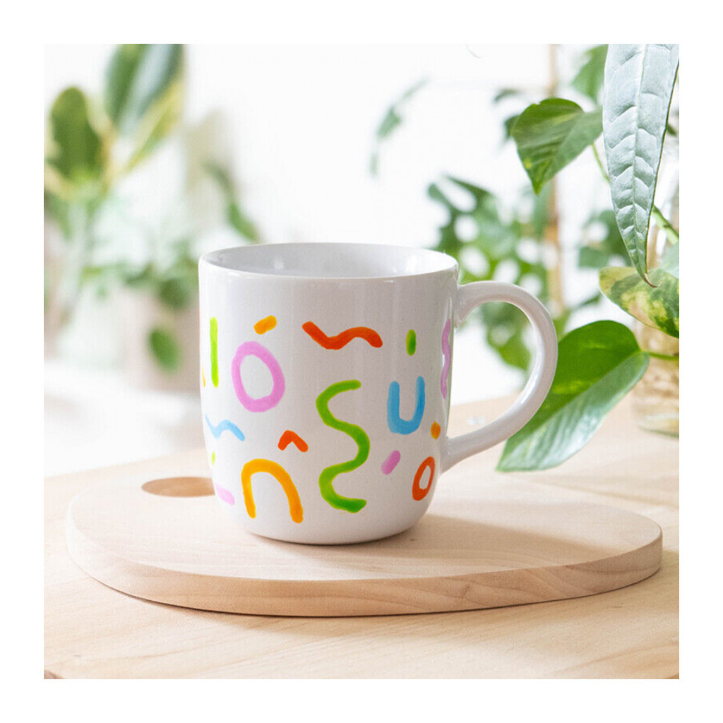 Акрилові фарби Marabu Porcelain & Glass, глянцева, Біла (070), 15 мл (4007751972057) - зображення 5