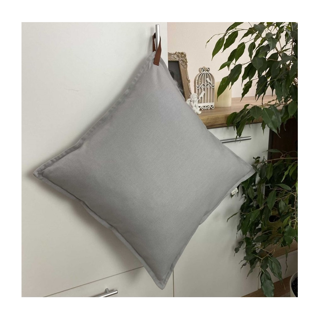 Наволочка Прованс декоративна Сіра 45х45 см (21381) - зображення 1