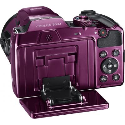 Цифровий фотоапарат Nikon Coolpix B500 Purple (VNA952E1) - изображение 5