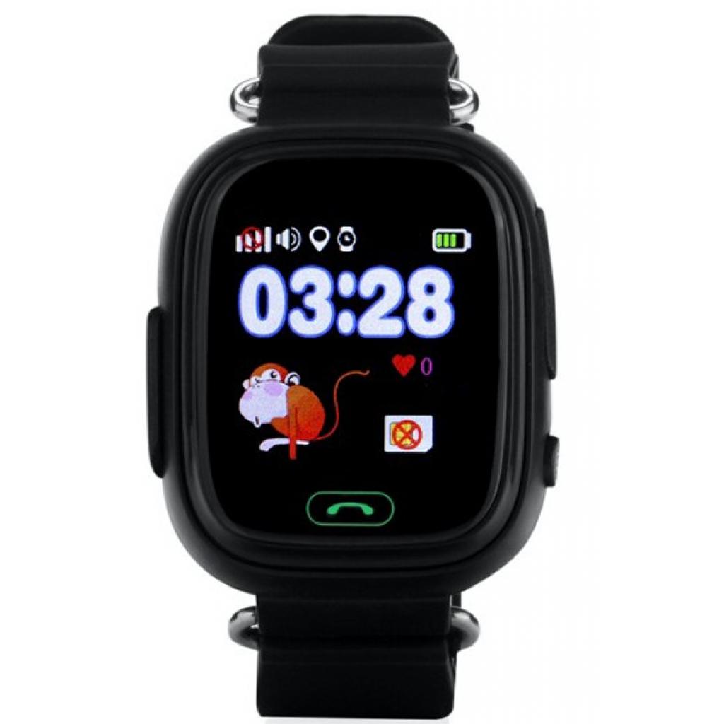 Смарт годинник-телефон GoGPS K04 Black дитячий з GPS (K04BK) - зображення 1