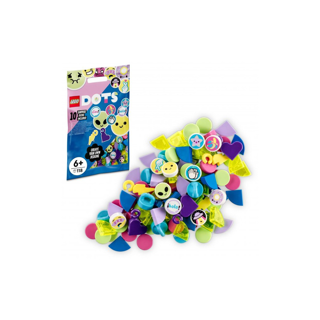 Конструктор LEGO DOTS Додаткові елементи DOTS - випуск 6, 118 деталей (41946) - зображення 5