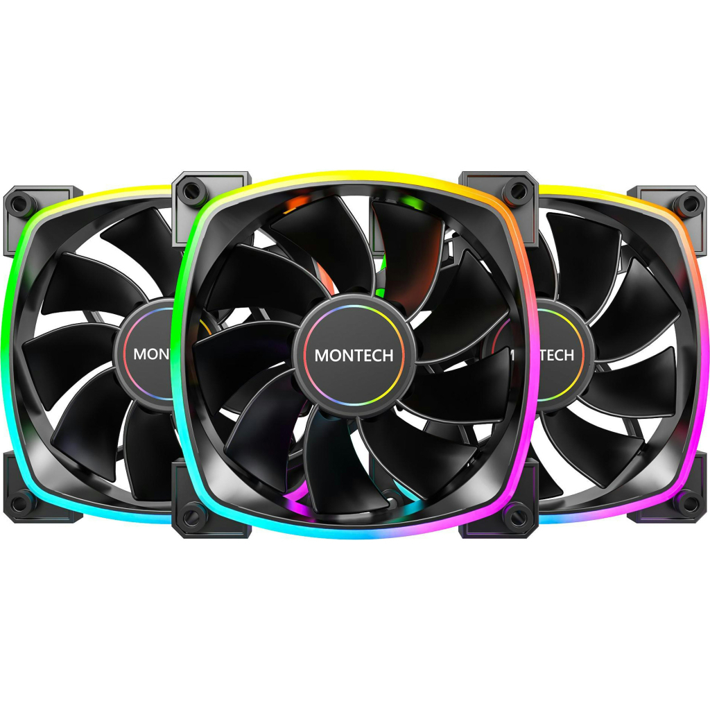 Кулер до корпусу MONTECH RX120 PWM (B31) - зображення 1