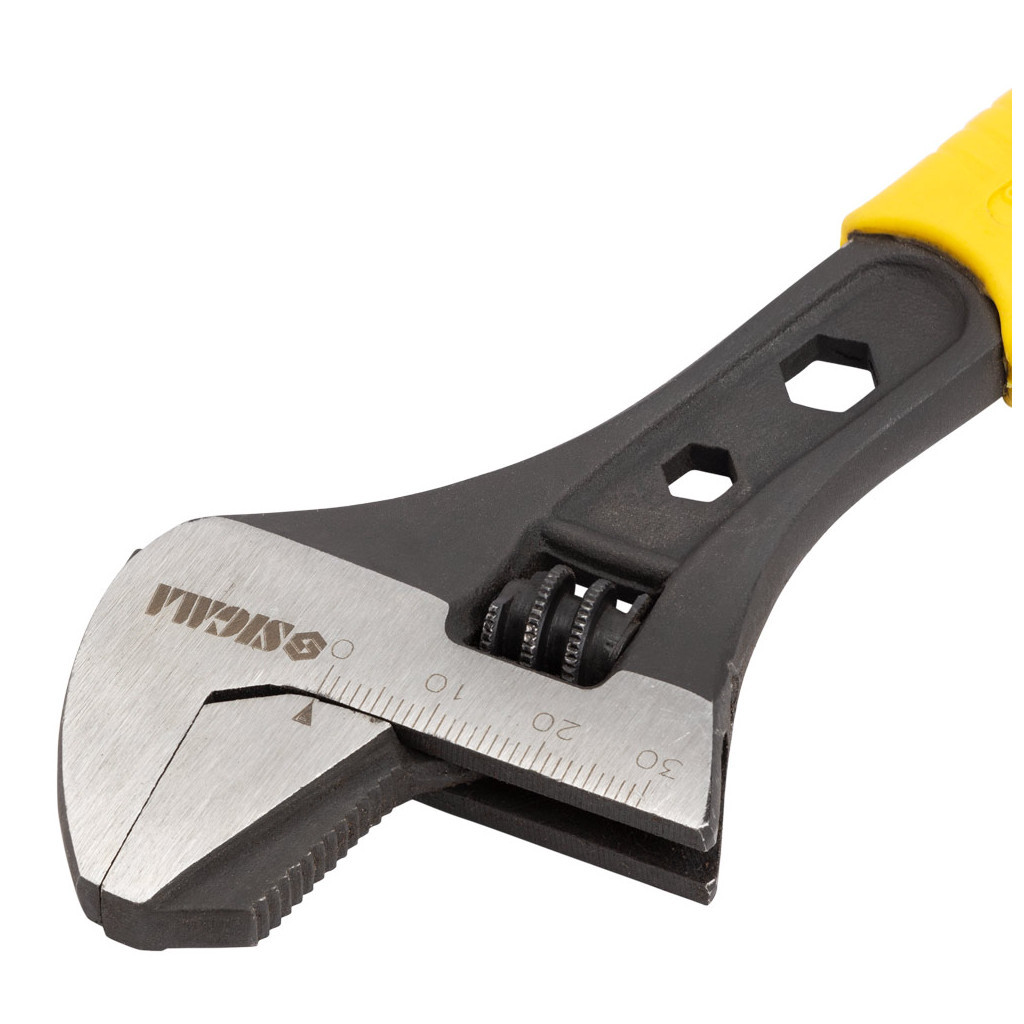 Ключ Sigma розвідний з переставною губкою 200мм, 0-30мм CrV (TPR) (4100921) - зображення 9