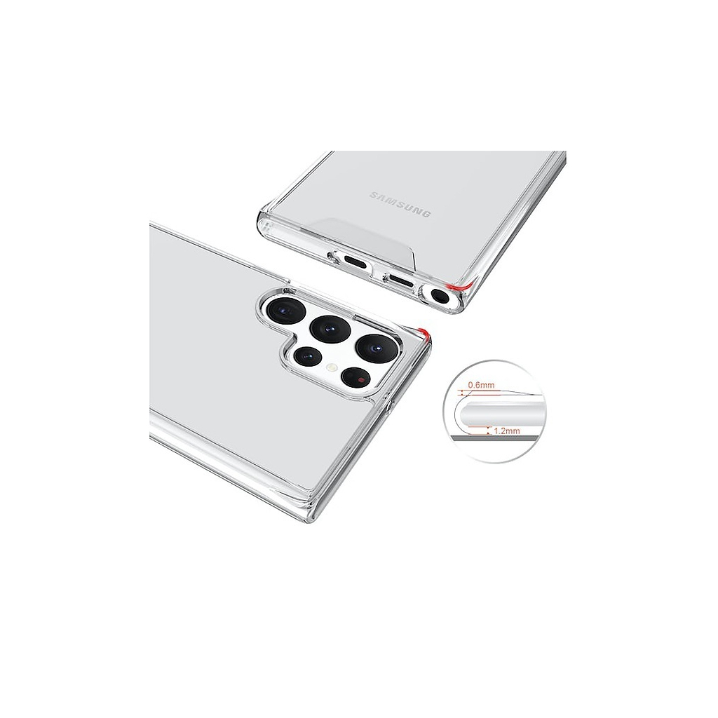Чохол до мобільного телефона BeCover Space Case Samsung Galaxy S22 Ultra 5G SM-S908 Transparancy (708256) - зображення 3