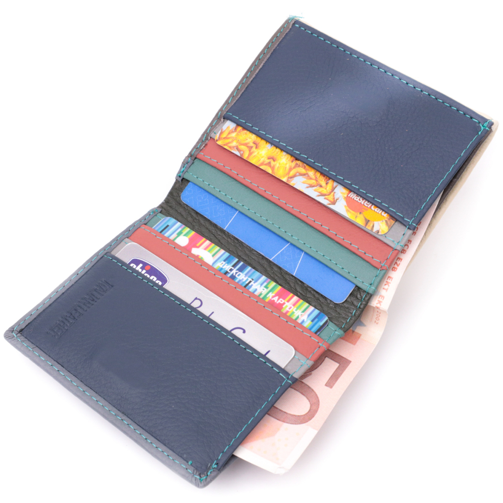 Гаманець ST Leather З натуральної шкіри Різнобарвний (19507) - зображення 6