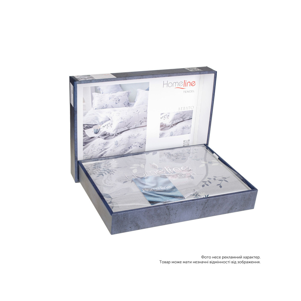 Постільна білизна Home Line Сатин Тенсел Лепато сімейний (188104) - зображення 4