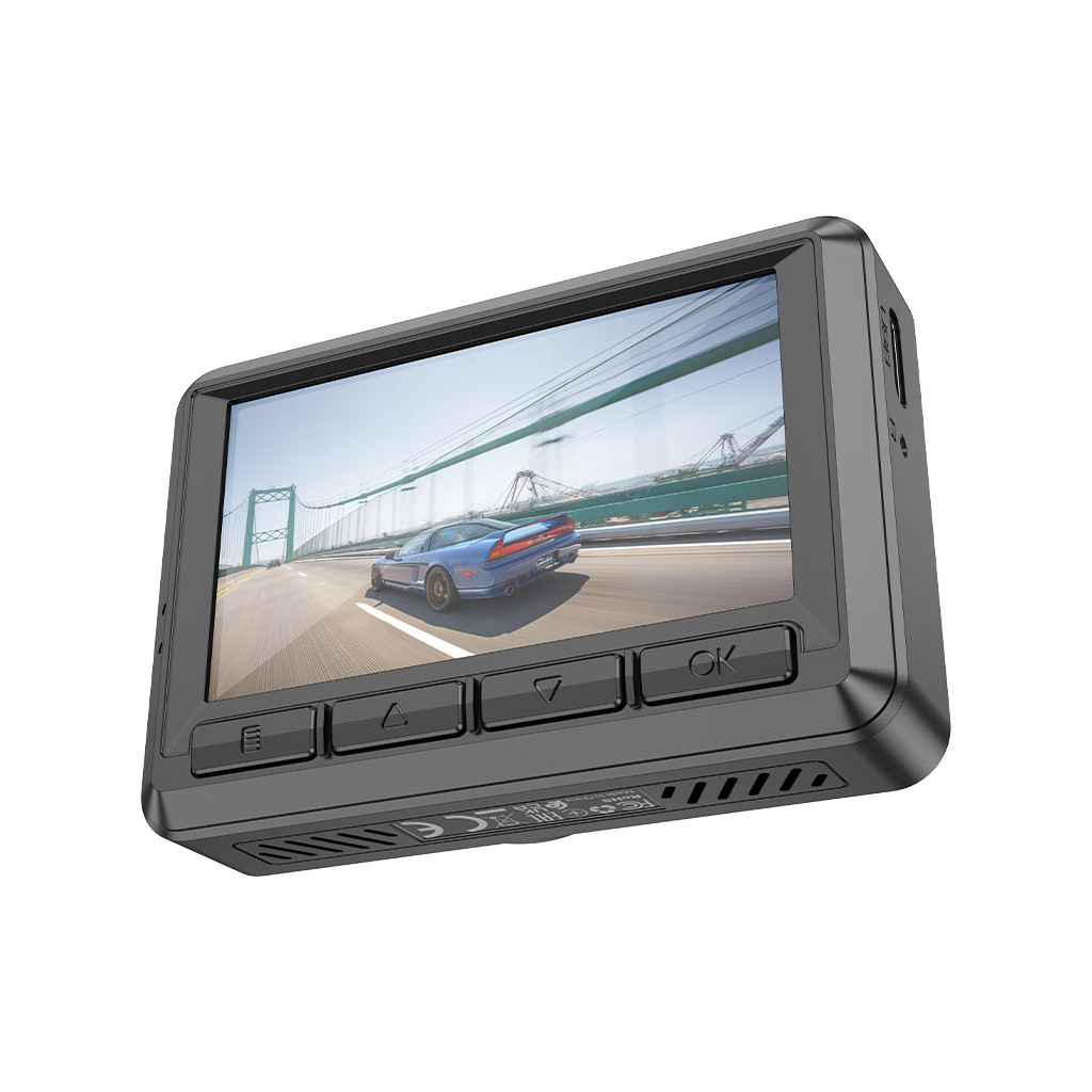 Відеореєстратор HOCO DV2 Driving recorder with display Black (6942007608176) - зображення 3