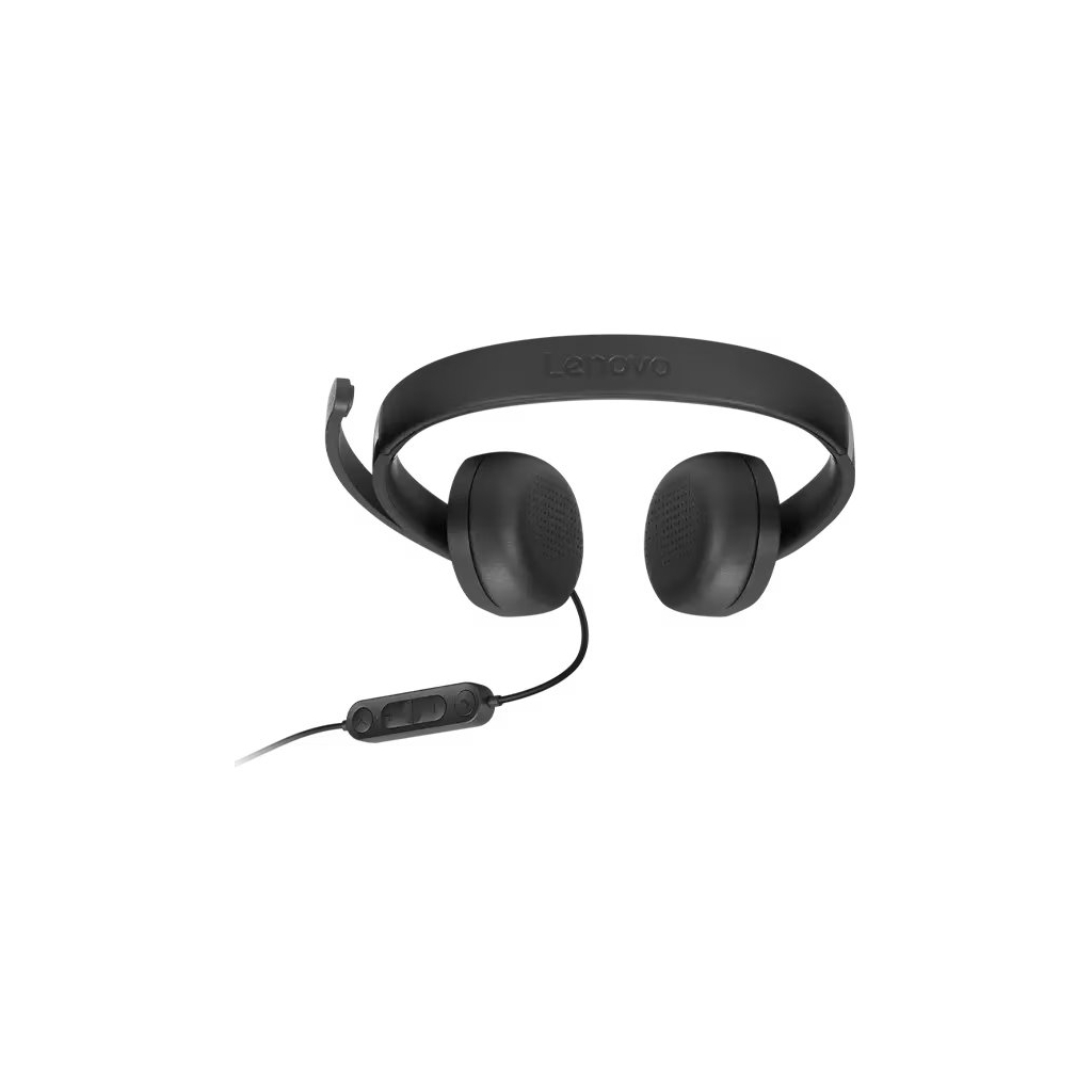 Навушники Lenovo USB-A Wired Stereo Headset Gen 2 Black (4XD1P83425) - зображення 5
