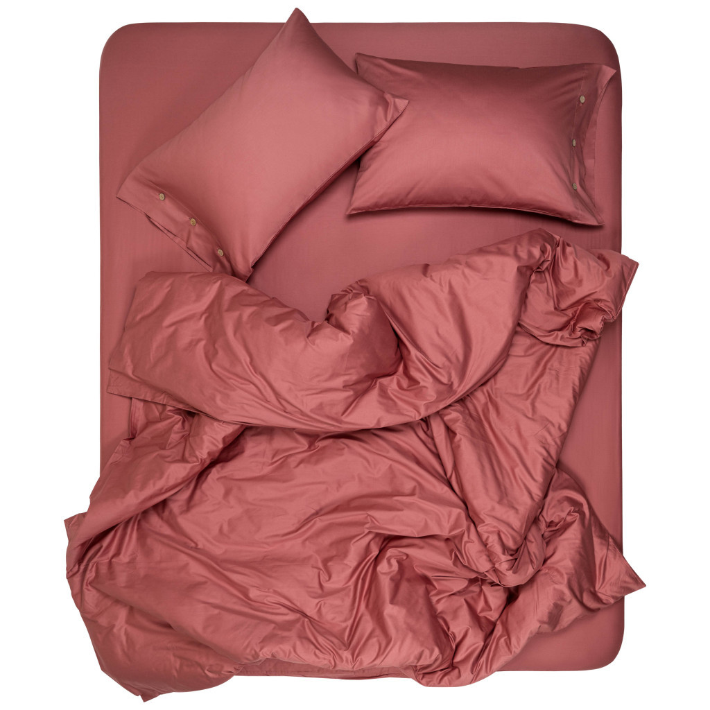 Простирадло Ardesto на резинці Mix&Match, 100% бавовна, сатин коричневий світлий 160х200+30 см (ART1620FSO) - зображення 6