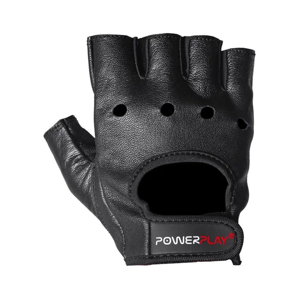 Рукавички для фітнесу PowerPlay 1572 Чорні L (PP_1572_L_Black) - зображення 2