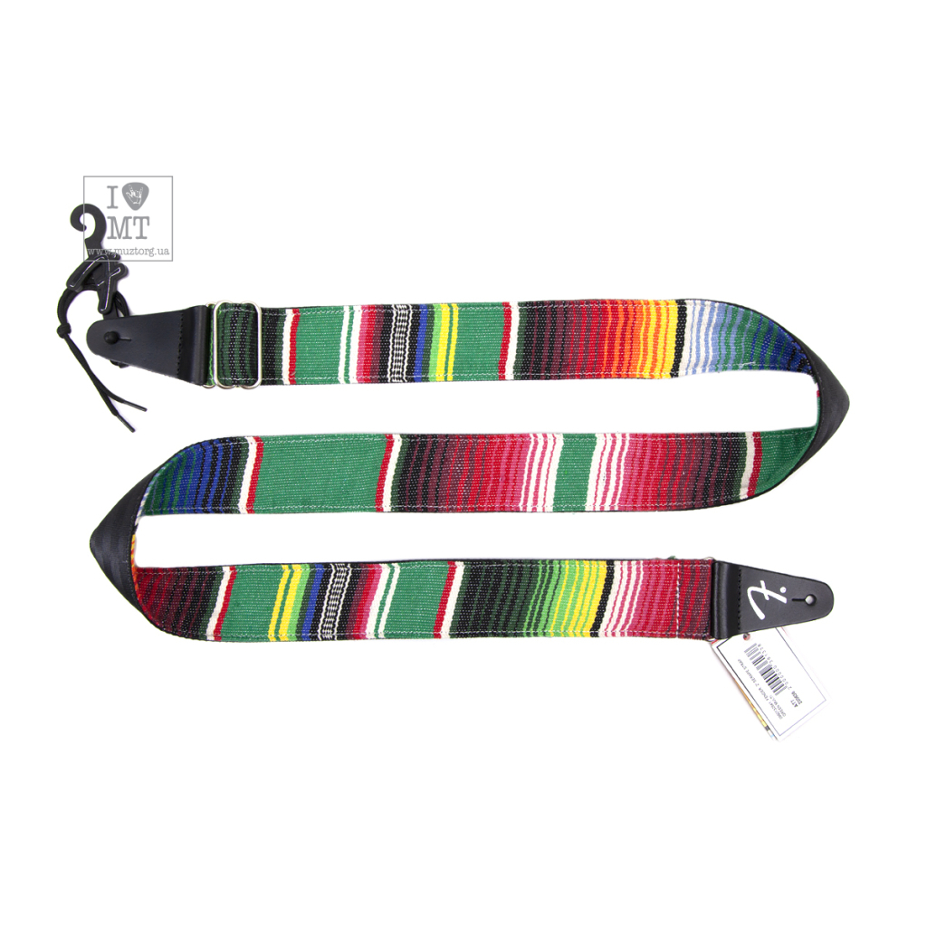 Ремінь для гітари Fender Strap 2" Serape Green Multi (230636) - изображение 2