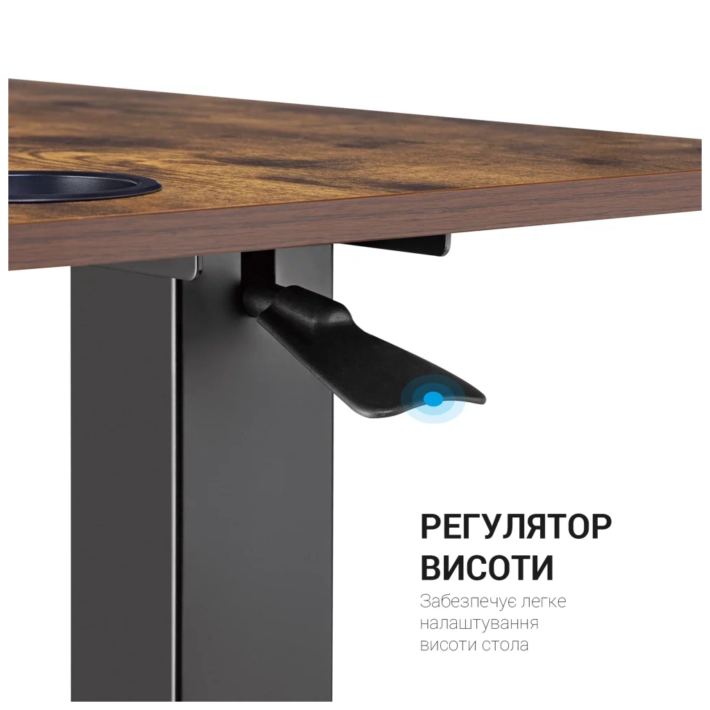 Приставний стіл OfficePro з регулюванням ODM366B (ODM366B) - зображення 9
