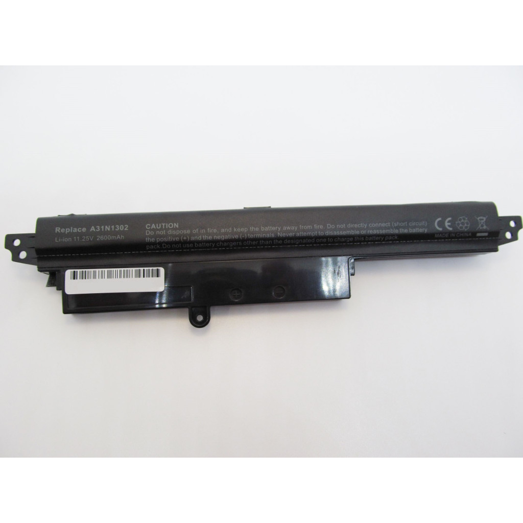Акумулятор до ноутбука ASUS A31N1302, 2600mAh, 3cell, 11.1V, Li-ion (A47234) - зображення 1