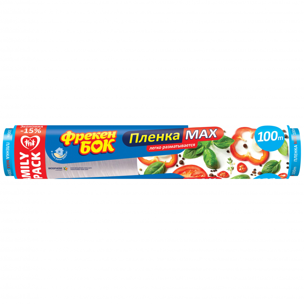 Плівка для продуктів Фрекен БОК MAX 100 м (4823071627152) - зображення 1