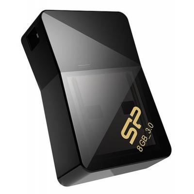 USB флеш накопичувач Silicon Power 8Gb Jewel J08 Black USB 3.0 (SP008GBUF3J08V1K) - зображення 2