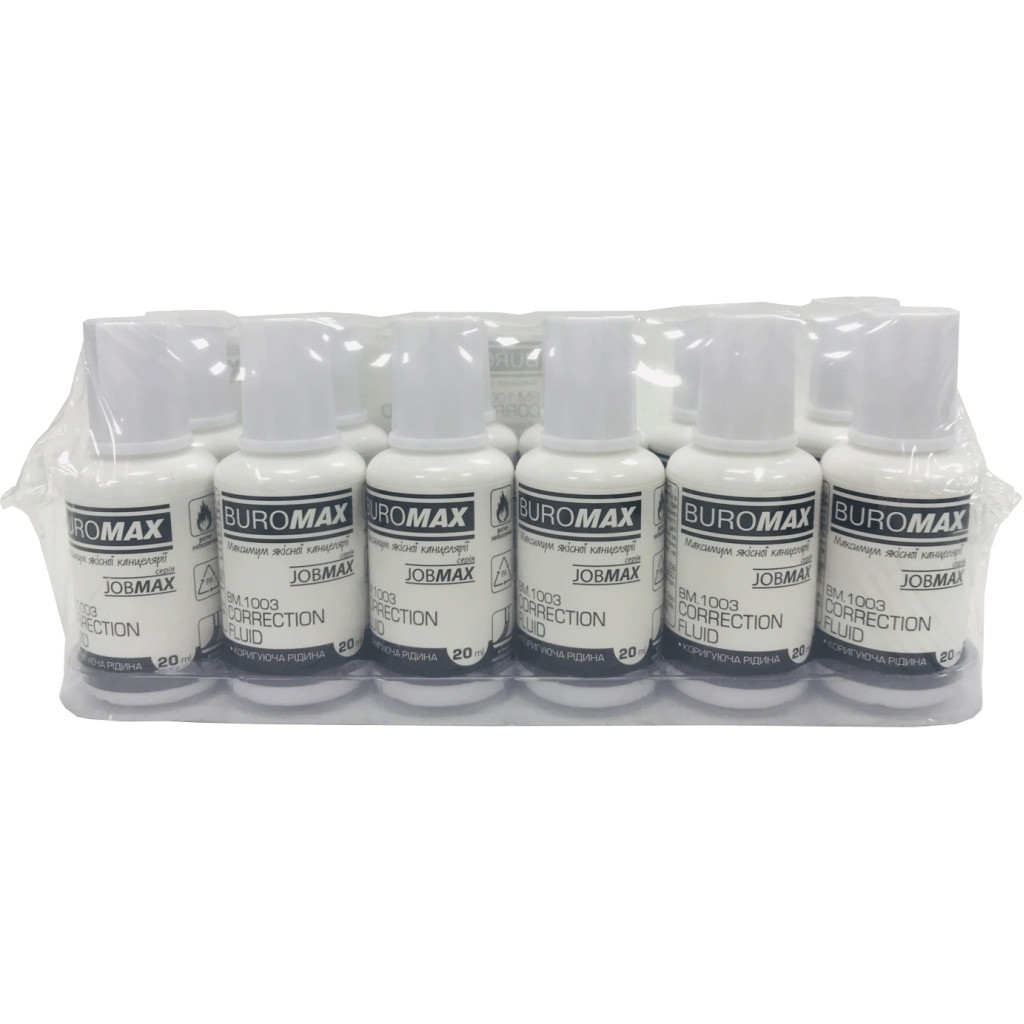 Коректор Buromax fluid "JOBMAX" 20ml (BM.1003) - изображение 2