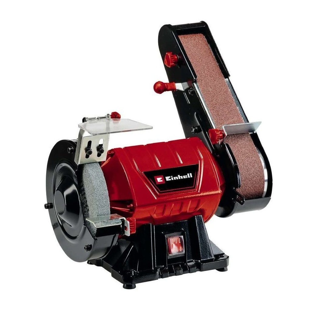 Точильний верстат Einhell TC-US 350, 350Вт, коло 150мм, стрічка 50х686мм, 2950об/хв (4466154) - зображення 1