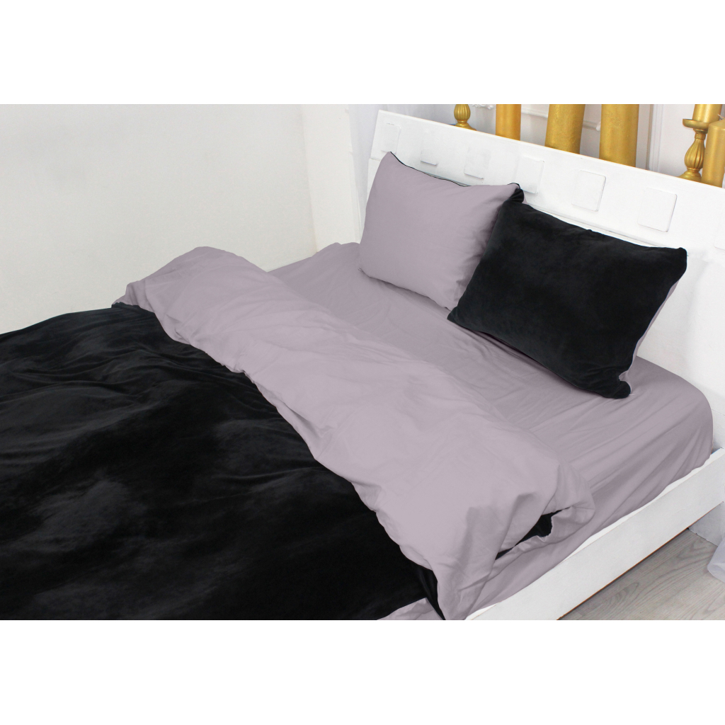 Постільна білизна MirSon Велюр Winter Delicate 28-0110 Abburno 2х160х220 (2200004052069) - зображення 3