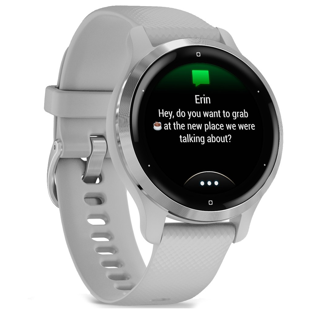 Смарт-годинник Garmin Venu 2S, Mist Grey + Passivated (010-02429-12) - зображення 9