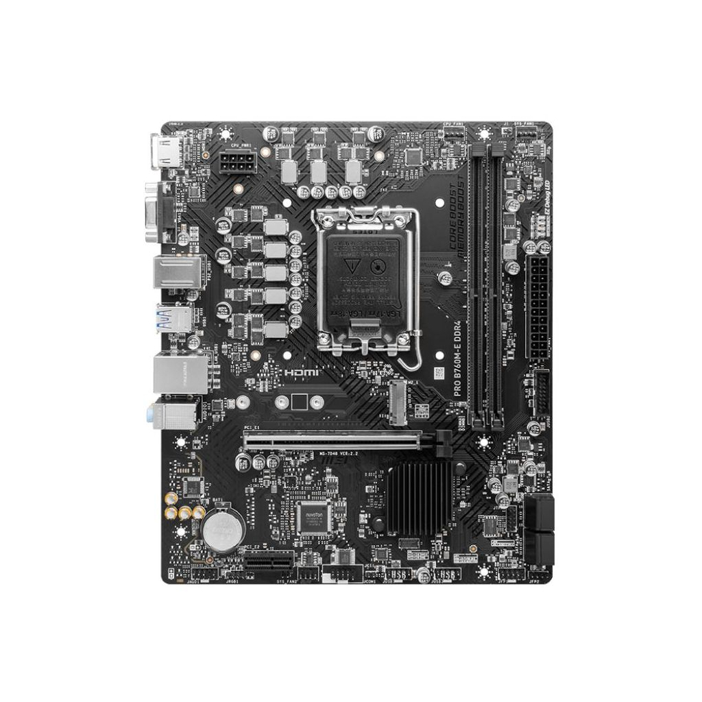 Материнська плата MSI PRO B760M-E DDR4 - зображення 2
