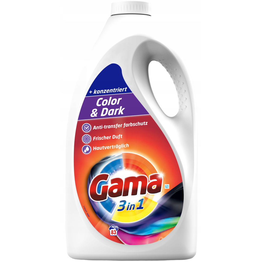 Гель для прання Gama Protect для кольорової і темної білизни 4.15 л (8435495818809) - зображення 1