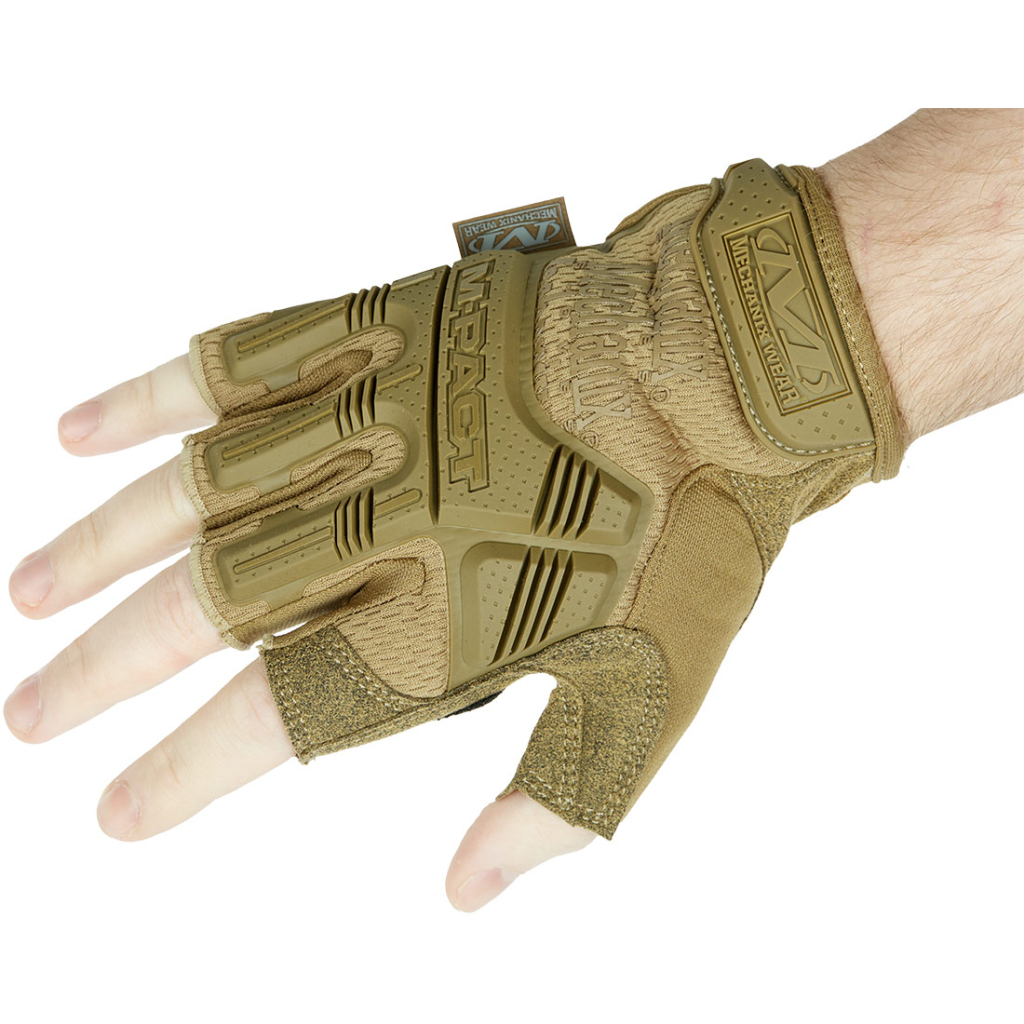 Тактичні рукавички Mechanix M-Pact Fingerless L Coyote (MFL-72-010) - зображення 3
