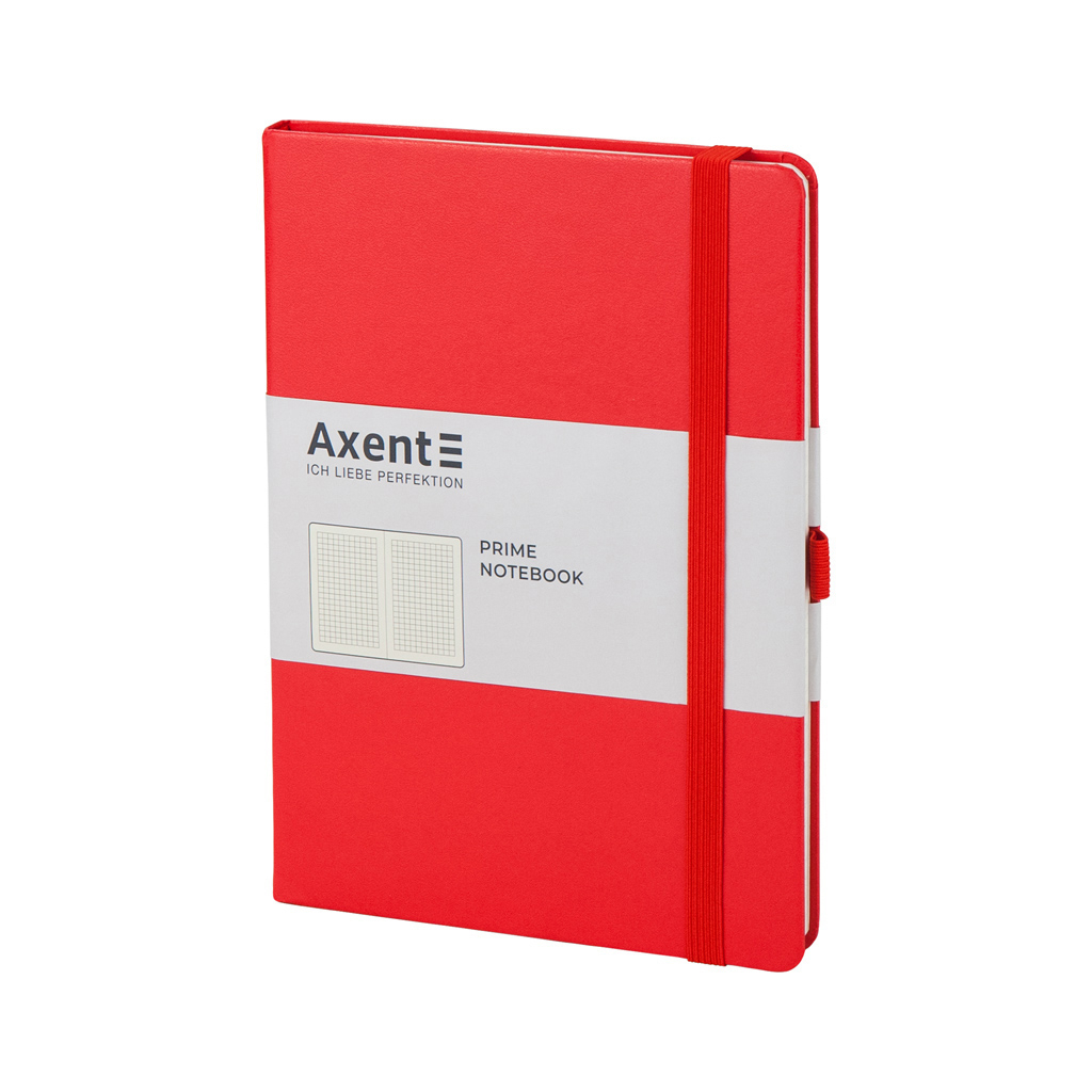 Книга записна Axent Partner Prime 145х210 мм A5 96 аркушів в клітинку Червона (8305-06-A) - зображення 2