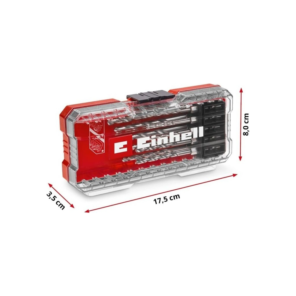 Набір свердл Einhell по металу HSS, 10 шт, 2-6.5мм, кейс (108723) - изображение 6