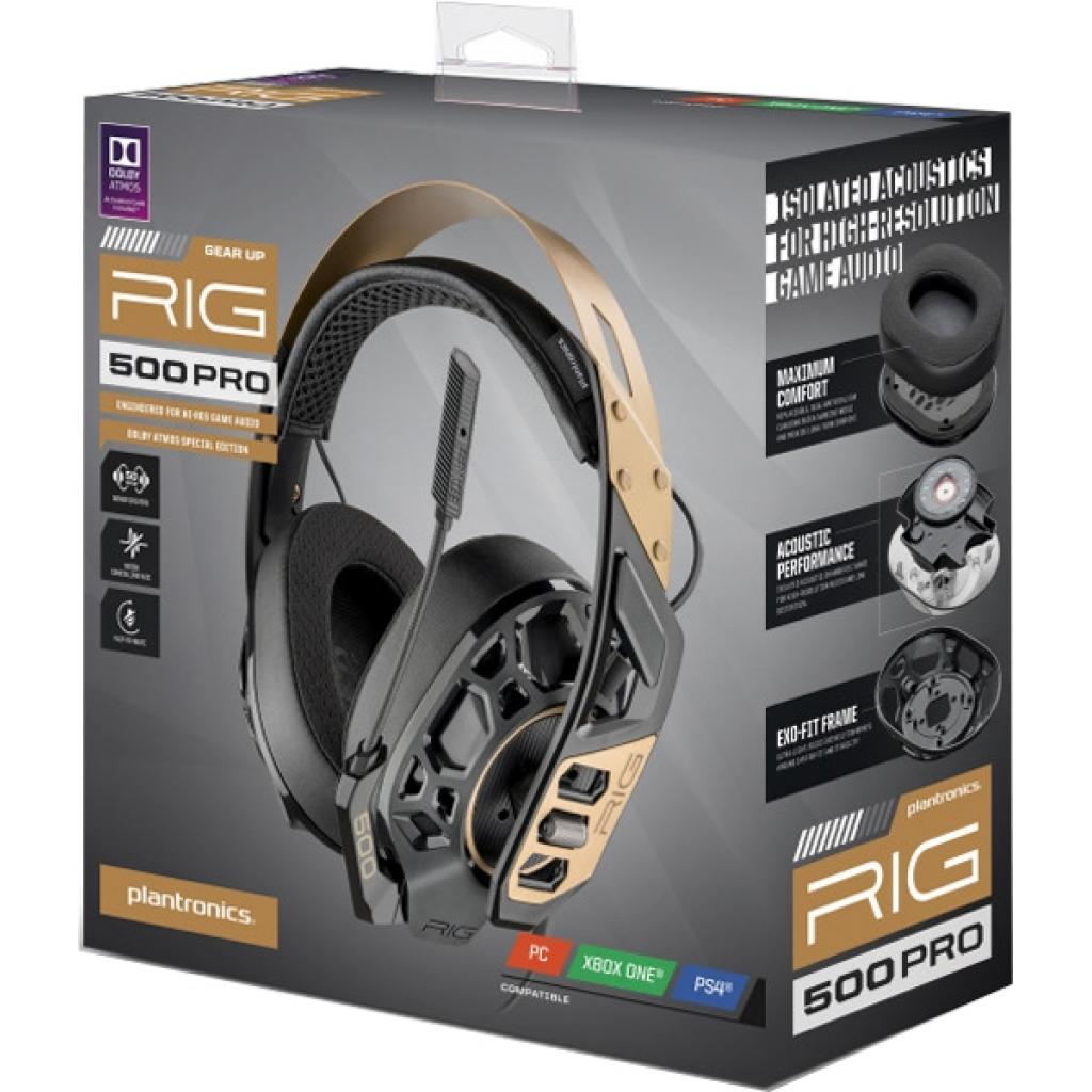 Навушники Plantronics RIG 500PRO BLK HDST ATMOS PC EA Black (211223-05) - зображення 6