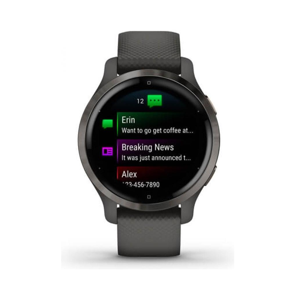 Смарт-годинник Garmin Venu 2S, Grey + Slate (010-02429-10) - зображення 2