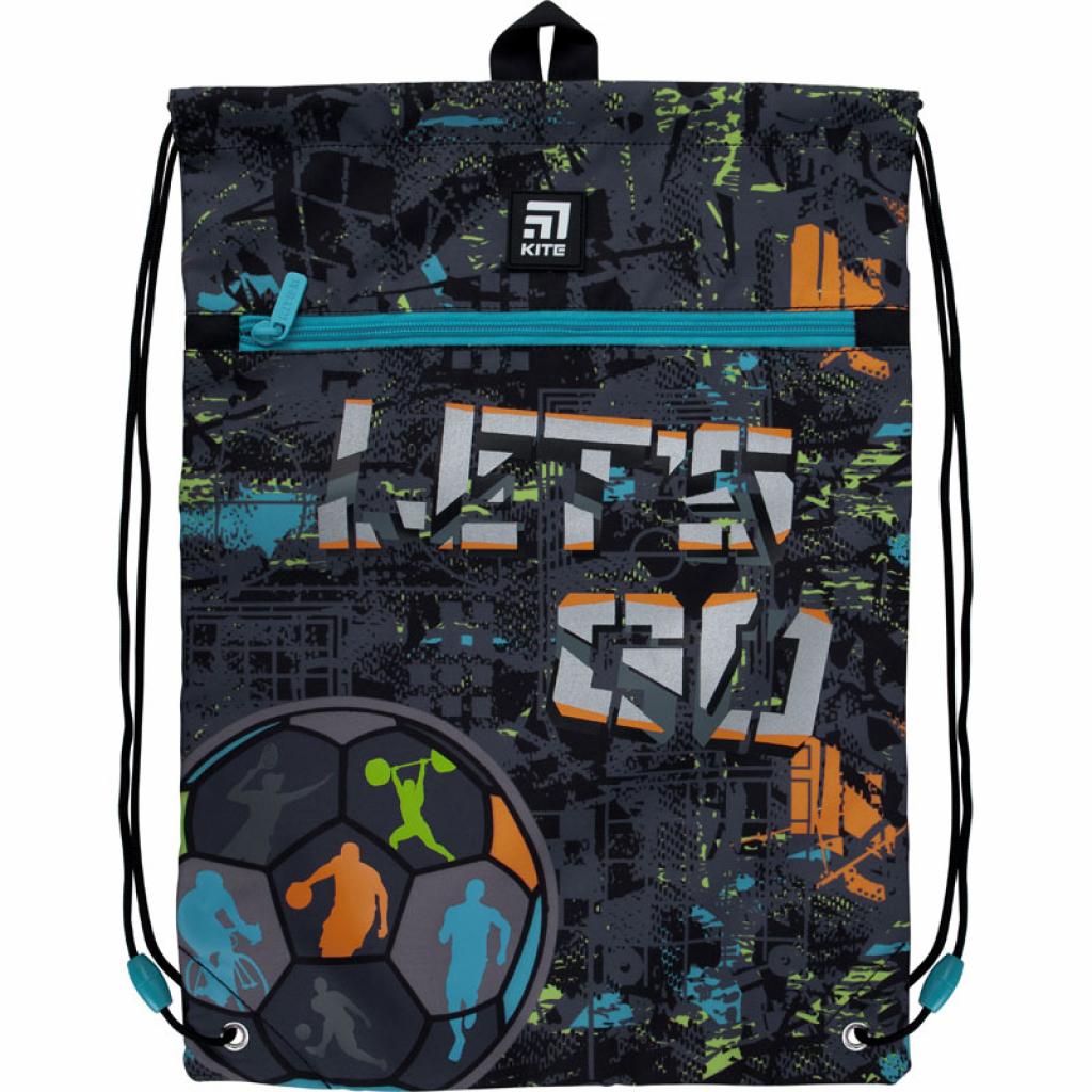 Сумка для взуття Kite Education Let's go з кишенею (K21-601M-10) - зображення 1